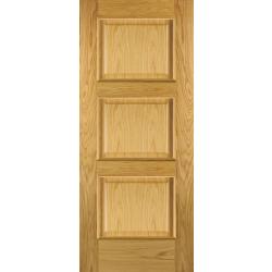 Madrid 3 Panel Internal Oak Door (40mm pre-finished)